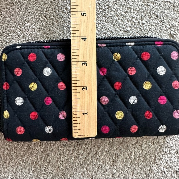 Vera Bradley Havana Dots Polka Dots Zip Around Wallet‎ - Picture 4 of 5